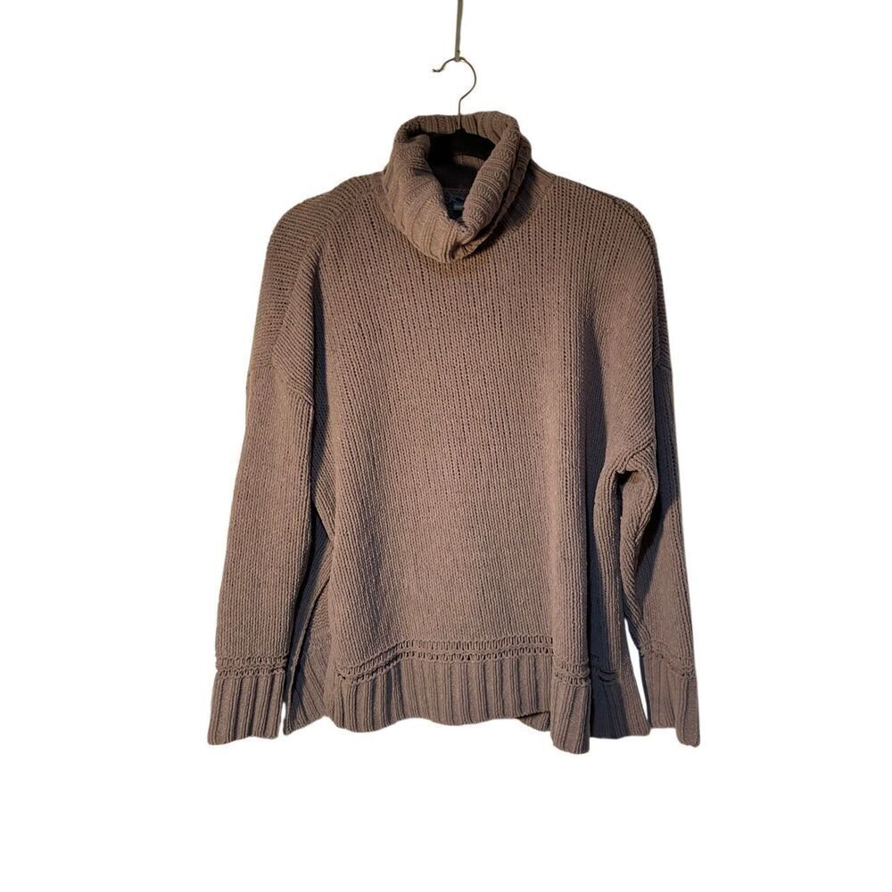 NWOT, Aerie women’s taupe Cowl neck, soft knit sweater size small